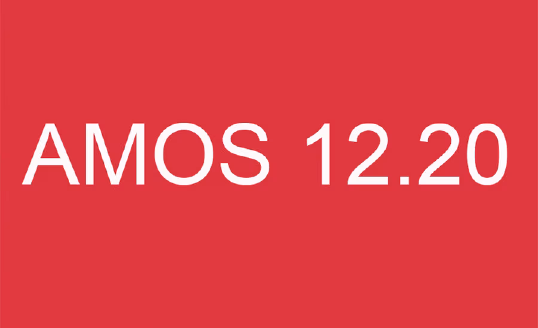 AMOS 12.20