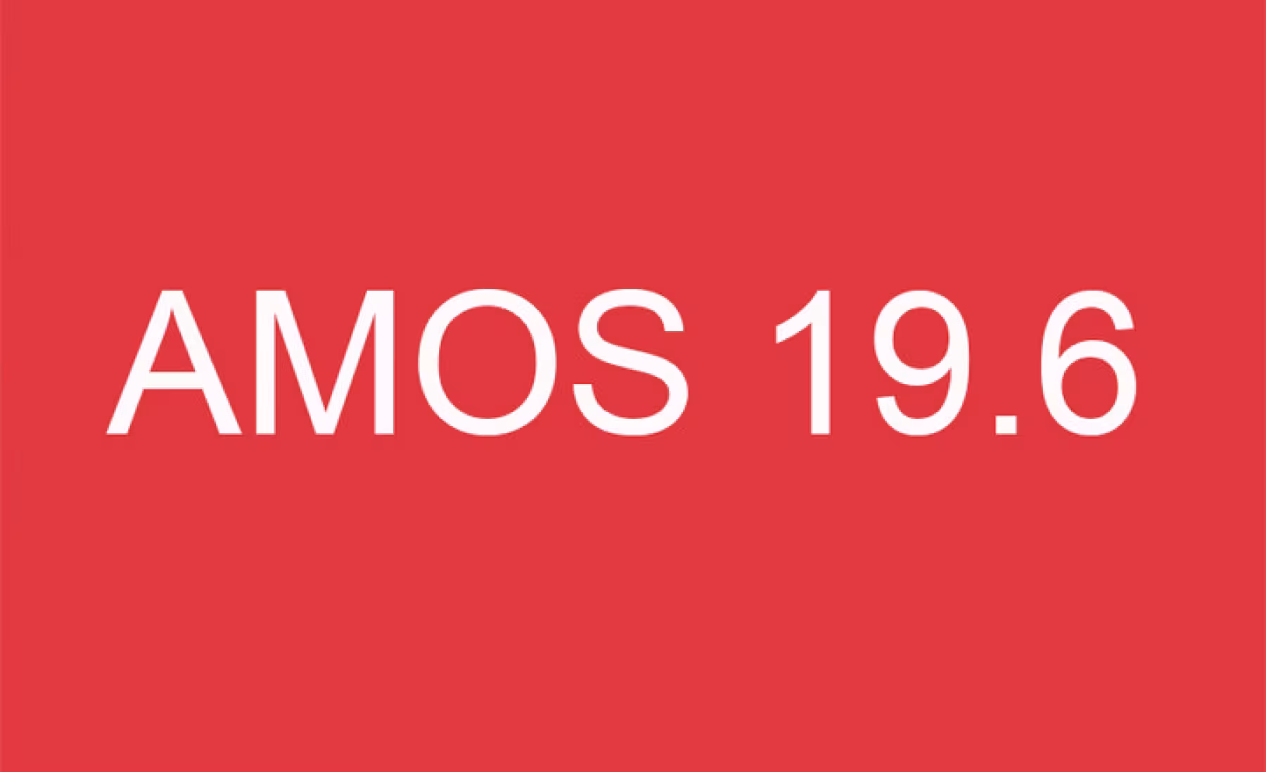 AMOS 19.6