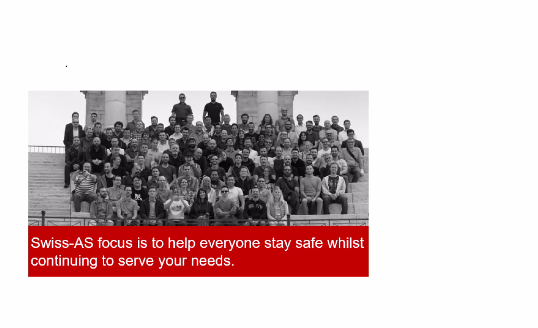 COVID-19: Swiss-AS continues to serve your needs