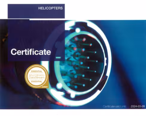 Airbus Heli Essential certificate pix